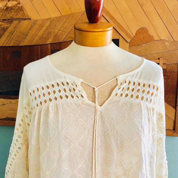 John Mark ✌🏻Peasant Blouse - Picture 2 of 5